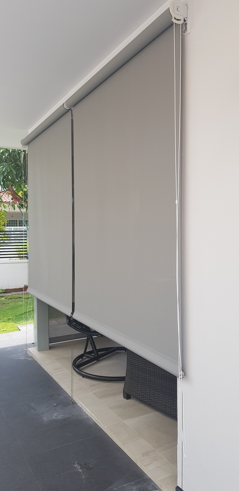 Outdoor Roller Blinds Hong Sin Furnishing